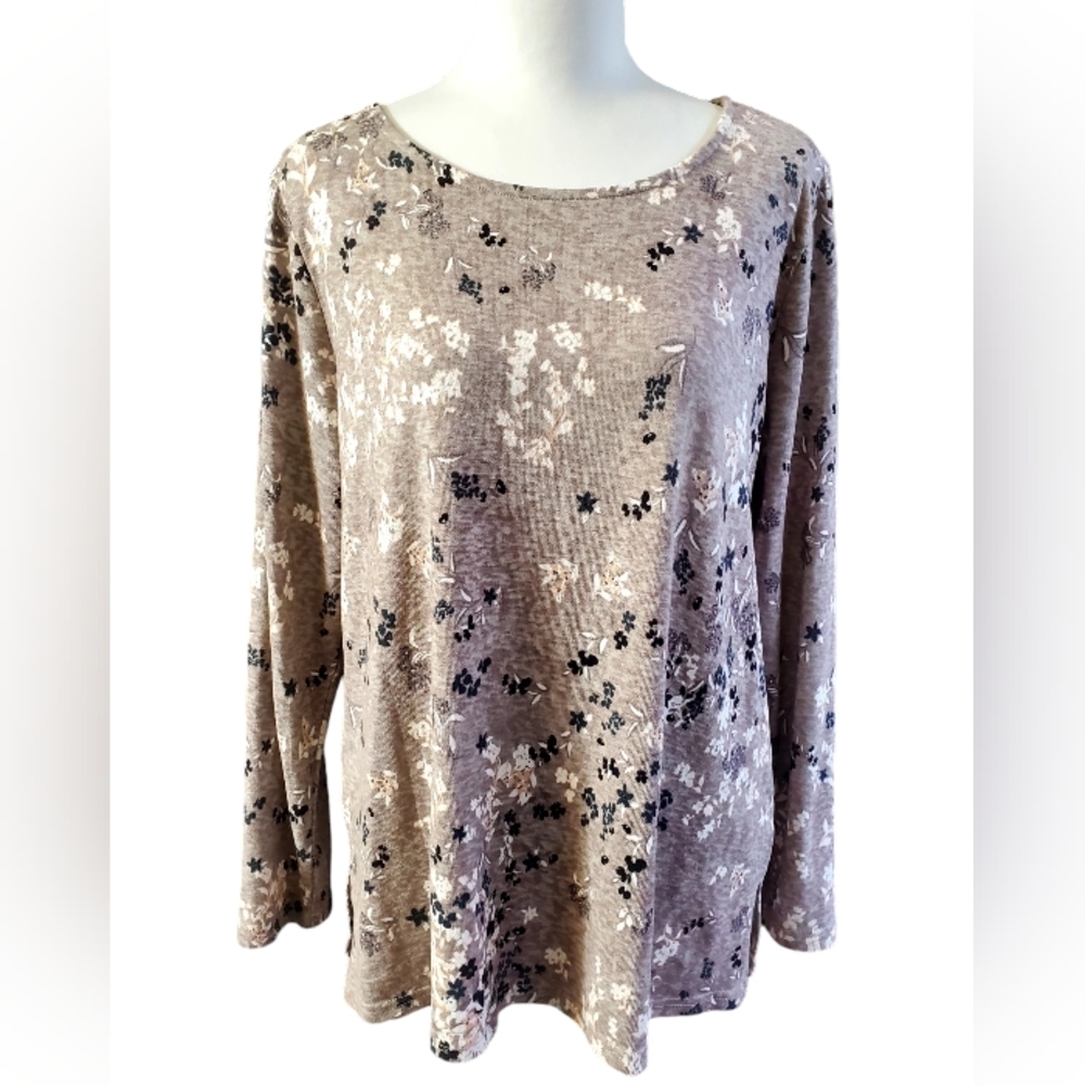 Mario Serrani Floral Print Sweater